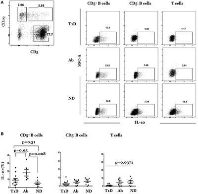 Expansion of FasL-Expressing CD5+ B Cells in Type 1 Diabetes Patients